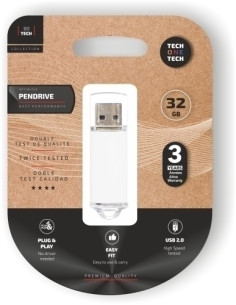 MEMORIA USB 32GB TECH-ONE-TECH BASIC 20 BLANCO Incluye Canon LPI de 024 