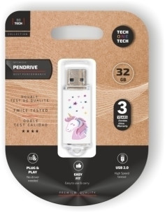MEMORIA USB 32GB TECH-ONE-TECH UNICORNIO DREAM 20 Incluye Canon LPI de 024 