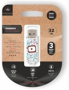 MEMORIA USB 32GB TECH-ONE-TECH VIDEO DREAM 20 Incluye Canon LPI de 024 