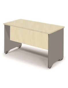 MESA ROCADA WORK 120x60 ESTRUCTURA ALUMINIO TABLERO HAYA