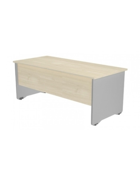 MESA ROCADA WORK 180x80 ESTRUCTURA ALUMINIO TABLERO HAYA