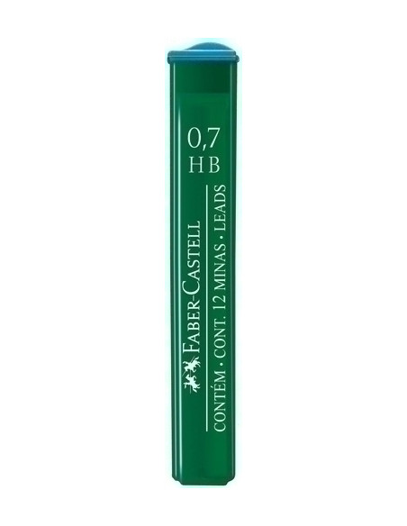 MINAS  FABER-CASTELL POLYMER 07 - HB TUBO de 12