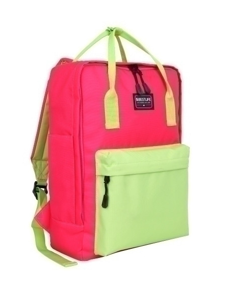 MOCHILA PORTATIL BESTLIFE SCHOOL 3225 156  ROSAVERDE