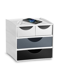 MODULO CEP 3-211 MYCUBE 4 CAJONES MIXTOS COLOR MINERAL