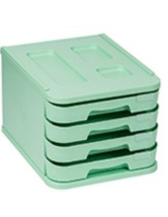 MODULO FAIBO 4 CAJONES VERDE PASTEL