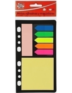 NOTAS  BANDERITAS ADHESIVAS FIXO NOTES SURTIDOS PACK DE 7pz