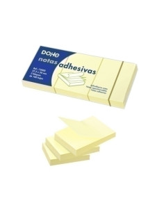 NOTAS ADHESIVAS DOHE 100h  375 x 50 mm AMARILLO