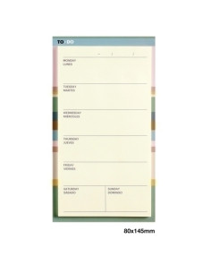 NOTAS ADHESIVAS MIQUELRIUS TO-DO 145x80 SEMANALES