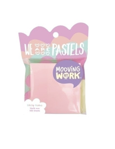 NOTAS ADHESIVAS MOOVING PASTEL 100h 76x76 COLORES SURTIDOS