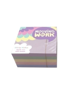 NOTAS ADHESIVAS MOOVING PASTEL 400h 76x76 MULTICOLOR