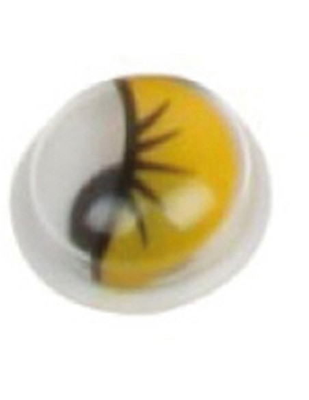 OJOS MOVILES SMART AMARILLO 18 mm PACK de 20