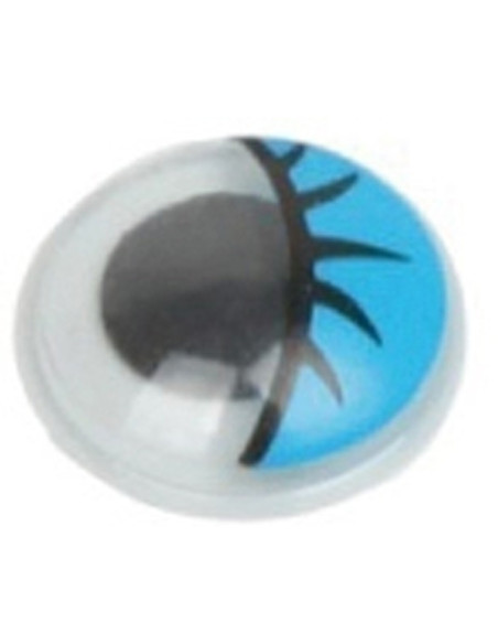OJOS MOVILES SMART AZUL 18 mm PACK de 20