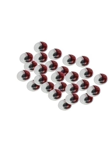 OJOS MOVILES SMART ROJO 15 mm PACK de 30