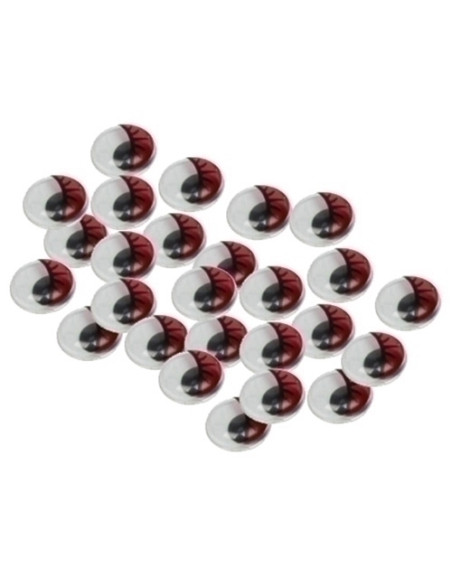 OJOS MOVILES SMART ROJO 18 mm PACK de 20