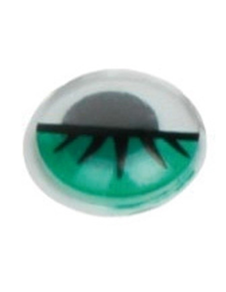 OJOS MOVILES SMART VERDE 10 mm PACK de 50