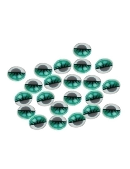 OJOS MOVILES SMART VERDE 15 mm PACK de 30