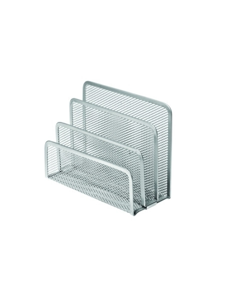 ORGANIZADOR DOCUMENTOS FOROFIS METALICO MALLA PLATEADO