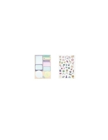 PACK TALKUAL SET DE PEGATINASSET NOTAS ENGOMADAS SURTIDO DE 14