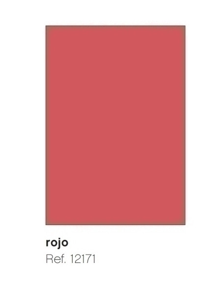 PAPEL COLOR A4 APLI 120g 10h ROJO
