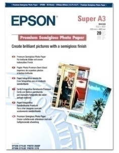 PAPEL EPSON SEMIGLOSSY PHOTO A3 250 Gr 20 Hj