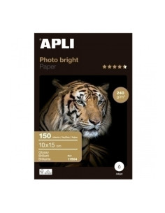 PAPEL INKJET APLI FOTO A6 10x15cm 240g 10050h GLOSSY