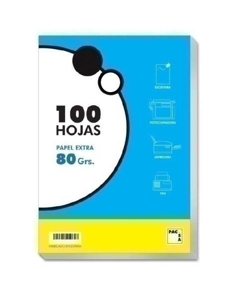 PAPEL PACSA A5 100h 80g LISO