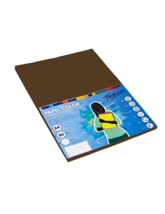PAPEL de COLOR A4 FABRISA 80g 100h MARRON