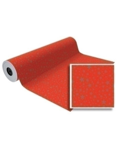 PAPEL de REGALO BOBINA BASIKA 62 cm x 80 m 4 Kg aprox NAVIDAD NV KTA1904-E 62 CM