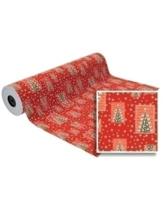 PAPEL de REGALO BOBINA BASIKA 62 cm x 80 m 4 Kg aprox NAVIDAD NV1117-F 62 CM