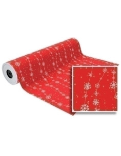 PAPEL de REGALO BOBINA BASIKA 62 cm x 85 m 4 Kg aprox NAVIDAD NV1801 62 CM
