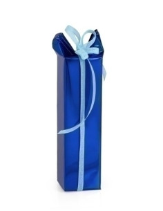 PAPEL de REGALO BOBINA COLIBRI 30 cm x 30 m SIMPLE AZUL MATE