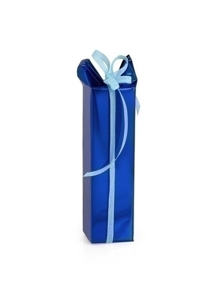 PAPEL de REGALO BOBINA COLIBRI 30 cm x 30 m SIMPLE AZUL MATE