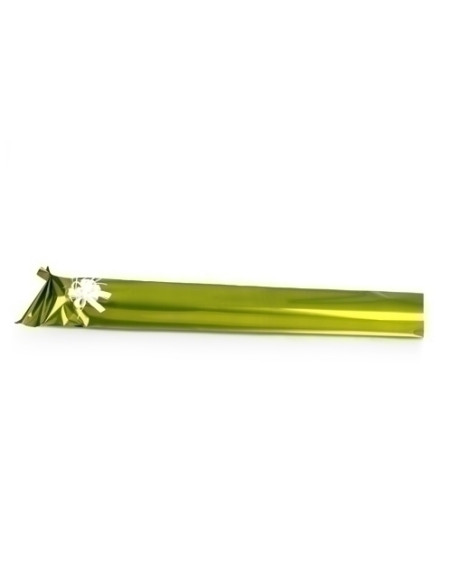PAPEL de REGALO BOBINA COLIBRI 30 cm x 30 m SIMPLE VERDE ACIDO MATE