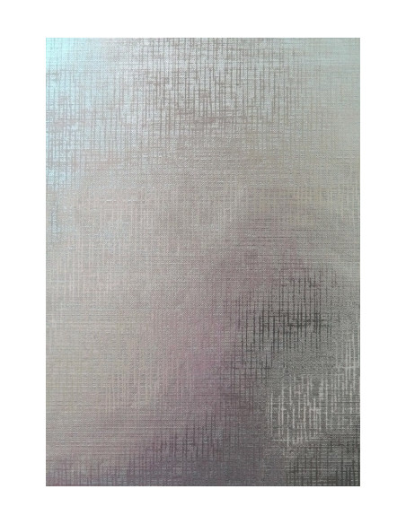 PAPEL de REGALO BOBINA TV 70 cm x 100 m GOFRADO PLATA