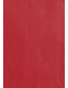 PAPEL de REGALO BOBINA TV 70 cm x 100 m KRAFT ROJO