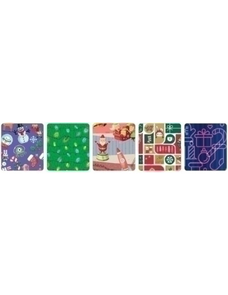 PAPEL de REGALO ROLLO SADIPAL GRAN FORMATO XL 1x2 m CAJA de 30 NAVIDAD I LOVE CHRISTMAS