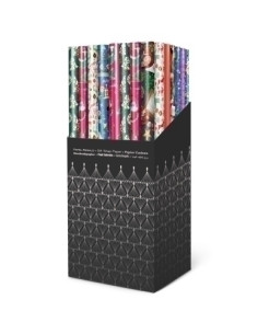 PAPEL de REGALO ROLLO TV 07x15 m CAJA de 60 GOFRADO NAVIDAD