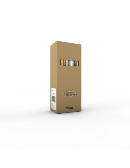 PAPEL de REGALO ROLLO WONDER WRAPPER 07x15 m CAJA de 50 PP METALIZADO LISO
