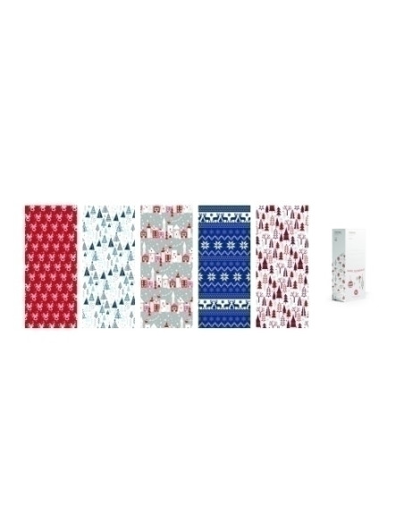 PAPEL de REGALO ROLLO WONDER WRAPPER 07x2 m CAJA de 50 NAVIDAD NORDIC