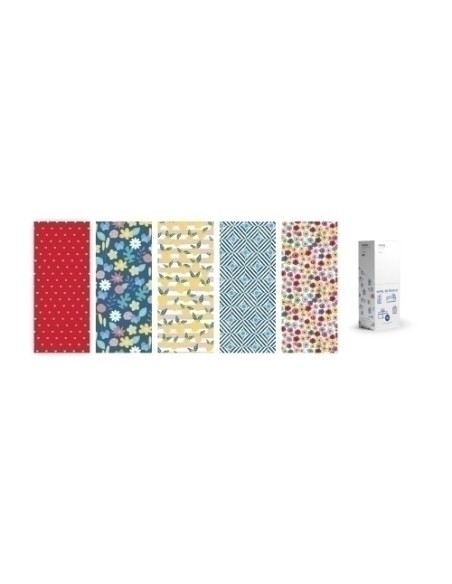PAPEL de REGALO ROLLO WONDER WRAPPER 07x2 m CAJA de 50 TODO AÑO