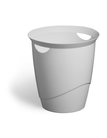 PAPELERA DURABLE ECO COLOR 16 LITROS GRIS