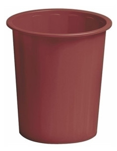 FAIBO PAPELERA DE PLÁSTICO EN POLIPROPILENO 310X280 MM CERRADA 14 L SERIE 305 BURDEOS