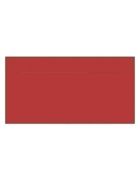 PAQUETE de 10 SOBRES APLI 110x220 120g ROJO