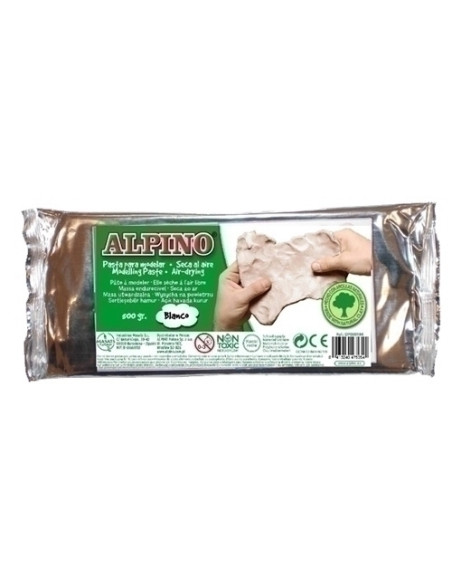 PASTA MODELAR ALPINO 500 GR BLANCA