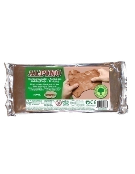 PASTA MODELAR ALPINO 500 GR TERRACOTA