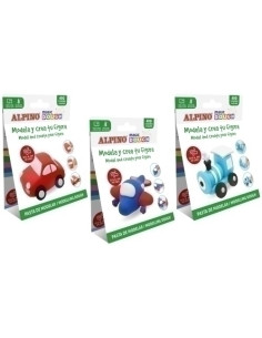 PASTA MODELAR ALPINO MAGIC DOUGH DIY 40 gr TRANSPORT SURTIDO EXPOSITOR DE 15