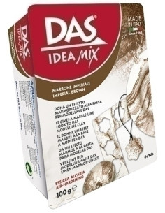 PASTA MODELAR DAS IDEA MIX Marron Imperial Pastilla 100 g