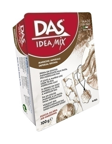 PASTA MODELAR DAS IDEA MIX Marron Imperial Pastilla 100 g