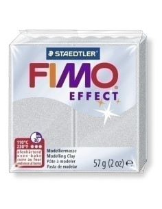 PASTA MODELAR FIMO EFFECT METALICO PLATA 57 GR