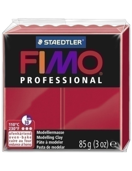 PASTA MODELAR FIMO PROFESSIONAL CARMIN 85 GR